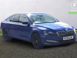 Blue Used 2021 Skoda Superb SE L Hatchback | £16,899 (Good price)