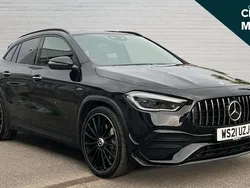 Black Used 2021 Mercedes GLA35 AMG Premium Plus SUV | £35,125 (Fair price)