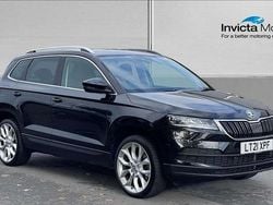 Black Used 2021 Skoda Karoq SUV | £21,500 (Fair price)