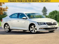White Used 2016 Skoda Superb SE Hatchback | £9,495 (Fair price)