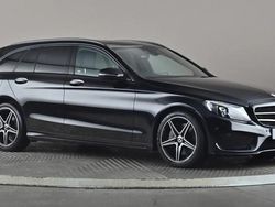 Black Used 2018 Mercedes C250 AMG Line Premium Plus Estate | £19,298 (Fair price)