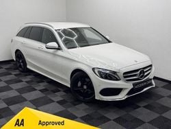 White Used 2014 Mercedes C220 AMG line Estate | £12,500 (A bit pricey)