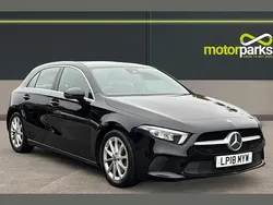 Cosmos black metallic Used 2018 Mercedes A200 Executive Hatchback | £13,250 (Good price)