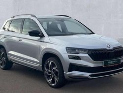 Brilliant silver metallic Used 2024 Skoda Karoq SportLine SUV | £25,780 (Fair price)