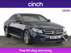 Blue Used 2017 Mercedes E220 AMG Line Premium Sedan | £16,679 (A bit pricey)