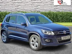 Blue Used 2016 VW Tiguan R-line Edition SUV | £10,495 (Good price)