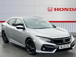 Lunar silver metallic Used 2021 Honda Civic Sport Hatchback | £19,246 (Expensive)