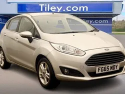 Silver Used 2015 Ford Fiesta Zetec Hatchback | £6,490 (Fair price)