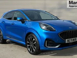 Blue Used 2021 Ford Puma ST-Line Hatchback | £17,647 (Fair price)