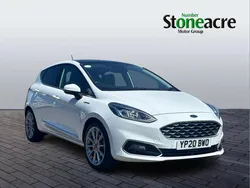 White Used 2020 Ford Fiesta Vignale Hatchback | £13,810 (Fair price)