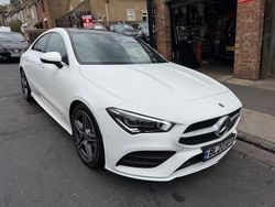 White Used 2020 Mercedes CLA180 AMG Line Premium Plus Sedan | £18,795 (Fair price)