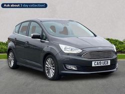 Grey Used 2019 Ford C-MAX Titanium MPV | £8,591 (Fair price)