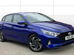 Blue Used 2021 Hyundai i20 SE Hatchback | £12,779 (Fair price)