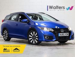 Blue Used 2015 Honda Civic SE Plus Estate | £7,000 (Fair price)