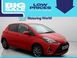 Red Used 2018 Toyota Yaris Hatchback | £9,500 (Good price)