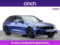 Blue Used 2021 BMW 330e M Sport Estate | £21,849 (Fair price)