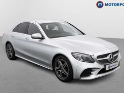 Silver Used 2019 Mercedes C220 AMG Line Premium Sedan | £19,299 (Fair price)