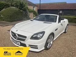White Used 2012 Mercedes SLK250 AMG Cabriolet | £9,695 (A bit pricey)
