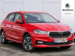 Velvet red metallic Used 2024 Skoda Fabia SE L Hatchback | £19,380
