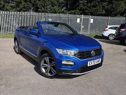 Blue Used 2020 VW T-Roc Cabriolet Design Cabriolet | £19,829 (Fair price)