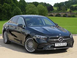 Cosmos black metallic New 2025 Mercedes A250 AMG Line Premium Plus Sedan | £80,000