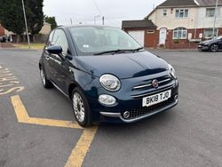 Blue Used 2018 Fiat 500 Lounge Hatchback | £4,800 (Good price)