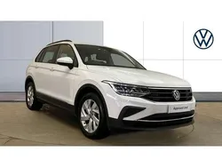 White Used 2022 VW Tiguan Life SUV | £17,032 (Fair price)