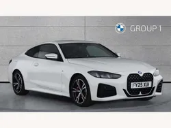 Alpine white Used 2025 BMW 420 M Sport Coupe | £40,450 (Good price)