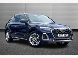 Blue Used 2021 Audi Q5 S-Line SUV | £32,995 (Fair price)