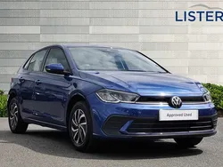 Reef blue Used 2022 VW Polo Life Hatchback | £15,990 (A bit pricey)
