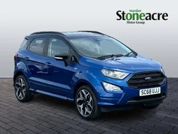 Blue Used 2018 Ford Ecosport ST-Line SUV | £9,250 (Fair price)