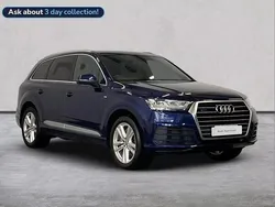 Blue Used 2019 Audi Q7 S-Line SUV | £28,906 (Good price)