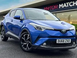 Blue Used 2018 Toyota C-HR Design SUV | £13,495 (Fair price)