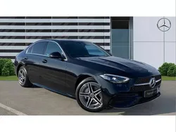 Black Used 2024 Mercedes C300e AMG line Sedan | £38,790 (Good price)