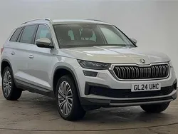 Brilliant silver metallic Used 2024 Skoda Kodiaq SE L Executive SUV | £28,895 (Fair price)