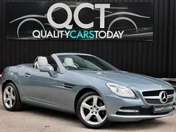 Silver Used 2013 Mercedes SLK200 Cabriolet | £9,995 (Fair price)