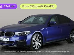 Blue Used 2020 BMW 540 M Sport Sedan | £29,283 (A bit pricey)