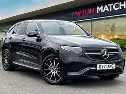 Black Used 2021 Mercedes EQC400 AMG line SUV | £20,687 (Fair price)