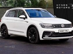 White Used 2017 VW Tiguan R-line SUV | £15,695 (Fair price)