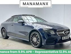 Blue Used 2018 Mercedes E450 AMG Line Premium Plus Coupe | £29,990