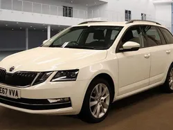 White Used 2017 Skoda Octavia SE L Estate | £8,499 (Fair price)