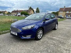 Blue Used 2017 Ford Focus Titanium Hatchback | £7,450 (Good price)