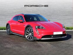 Red Used 2023 Porsche Taycan Cross Turismo Sedan | £64,950 (Fair price)