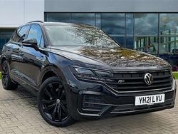 Deep black pearlescent Used 2021 VW Touareg Black Edition SUV | £39,764 (Fair price)