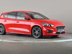 Red Used 2018 Ford Focus ST-Line Hatchback | £11,498 (Fair price)