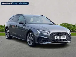Grey Used 2022 Audi A4 Black Edition Estate | £27,982 (A bit pricey)