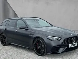 Grey Used 2024 Mercedes C63S AMG Premium Plus Estate | £71,219 (Expensive)