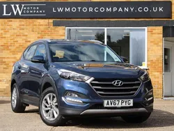 Blue Used 2017 Hyundai Tucson SE SUV | £8,995 (Fair price)