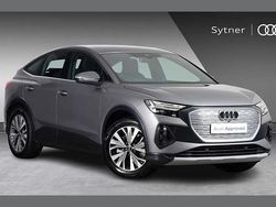 Grey New 2025 Audi Q4 Sportback e-tron Sport SUV | £35,000 (Good price)