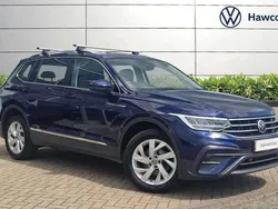 Blue Used 2021 VW Tiguan Allspace Life SUV | £21,795 (Fair price)